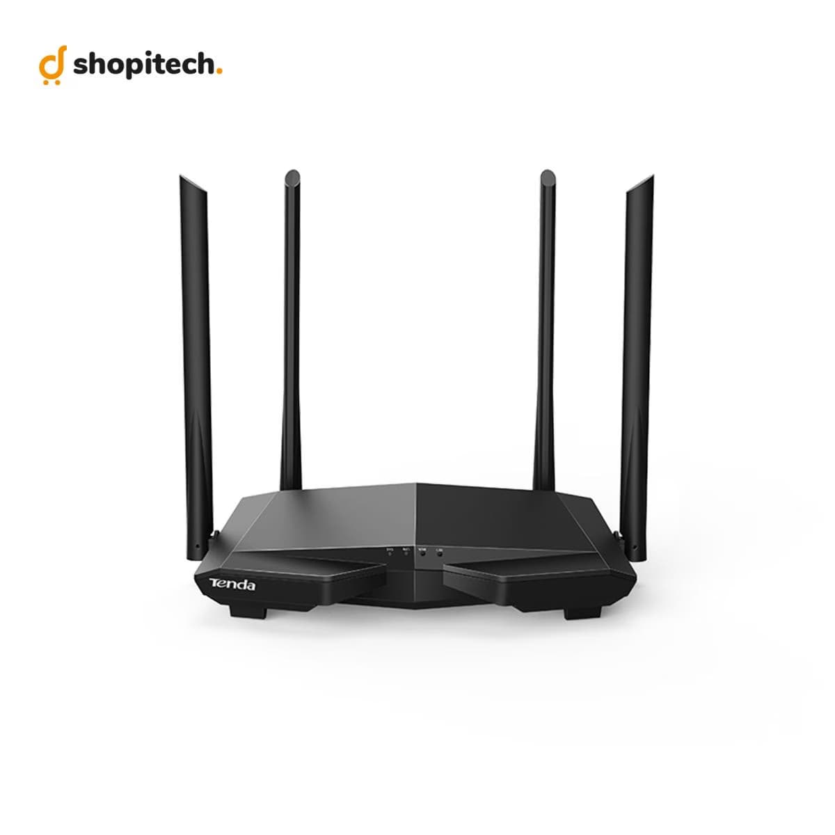 Routeur WiFi Tenda AC6 - antennes et packaging