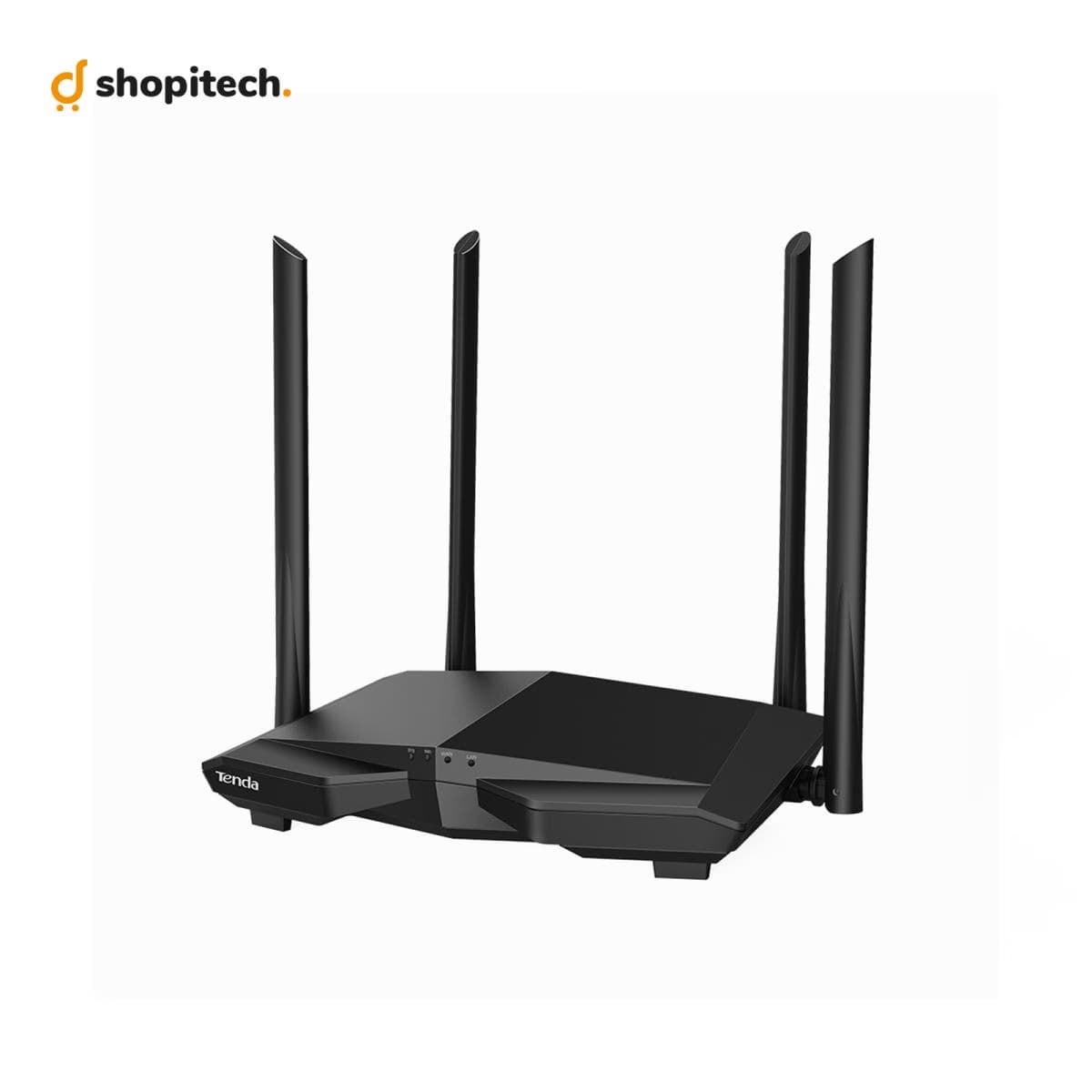 Routeur WiFi Tenda AC6 - vue arrière avec ports Ethernet