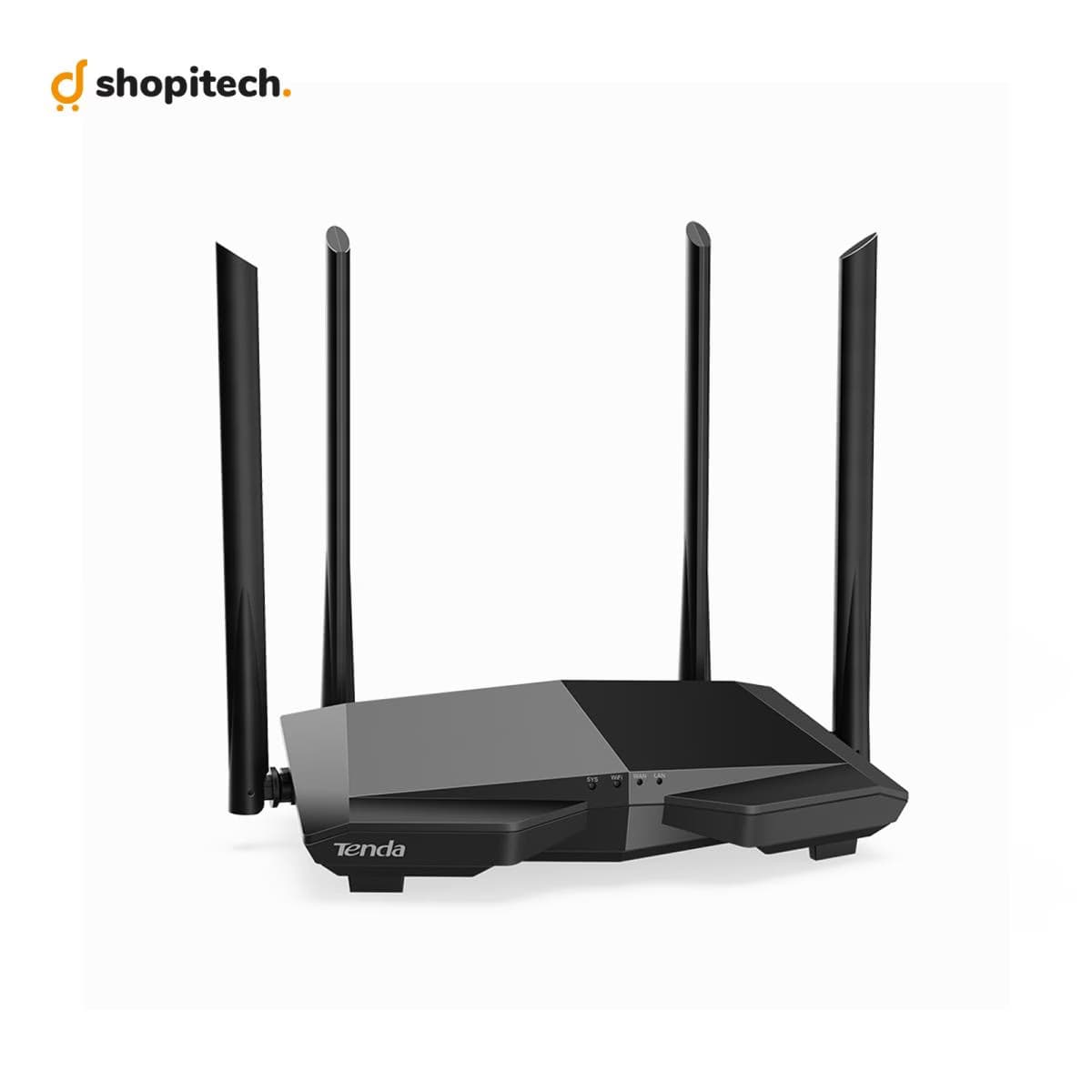 Routeur WiFi Tenda AC6 double bande AC1200 - vue de face