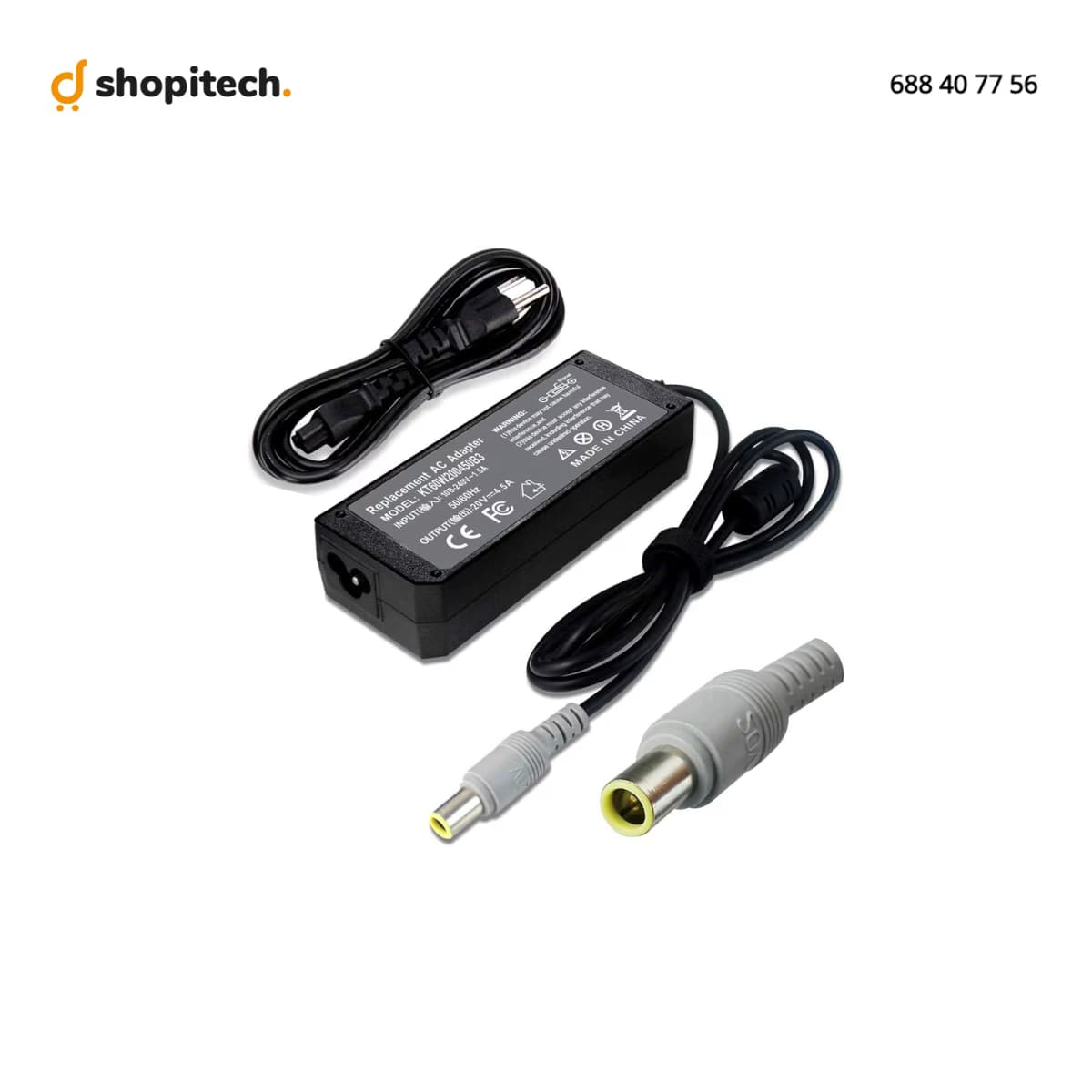 Chargeur Compatible Lenovo Bout Carré 20V 4.5A