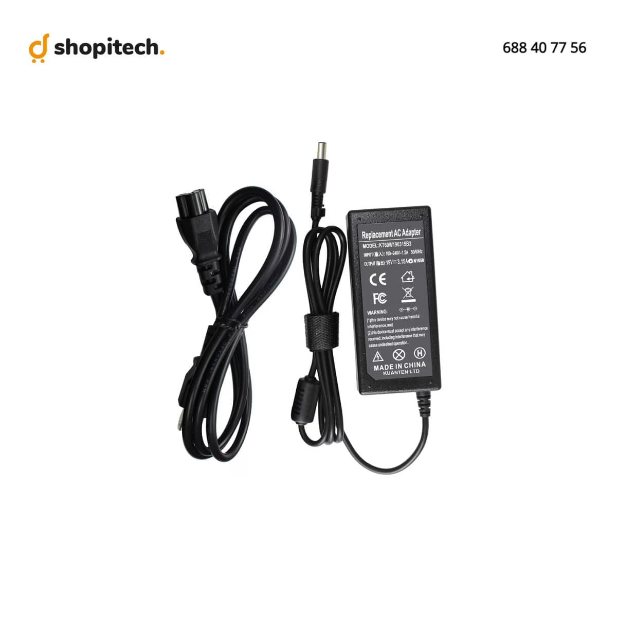 Chargeur Compatible Samsung 19V 3.16A