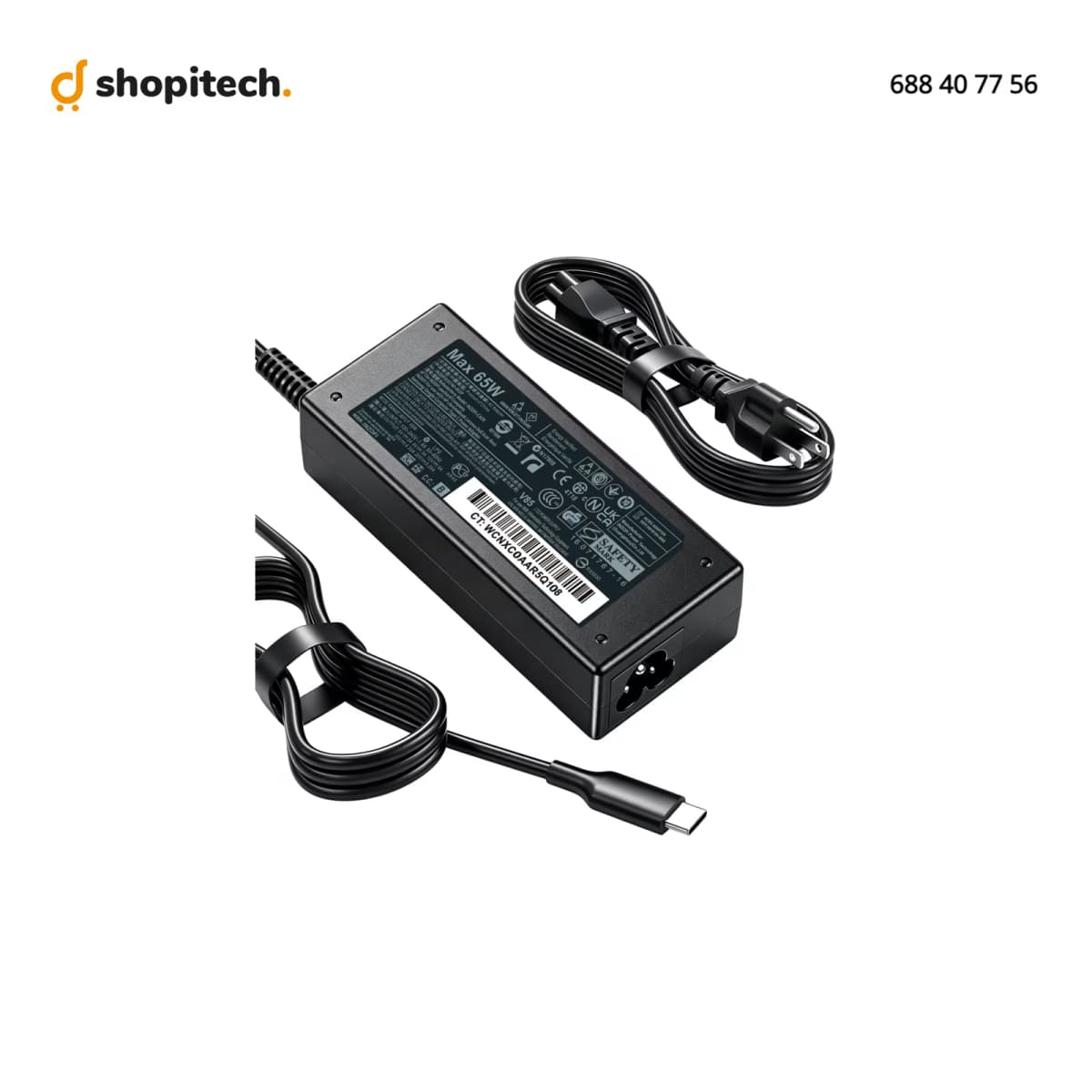Chargeur USB-C 65W Universel
