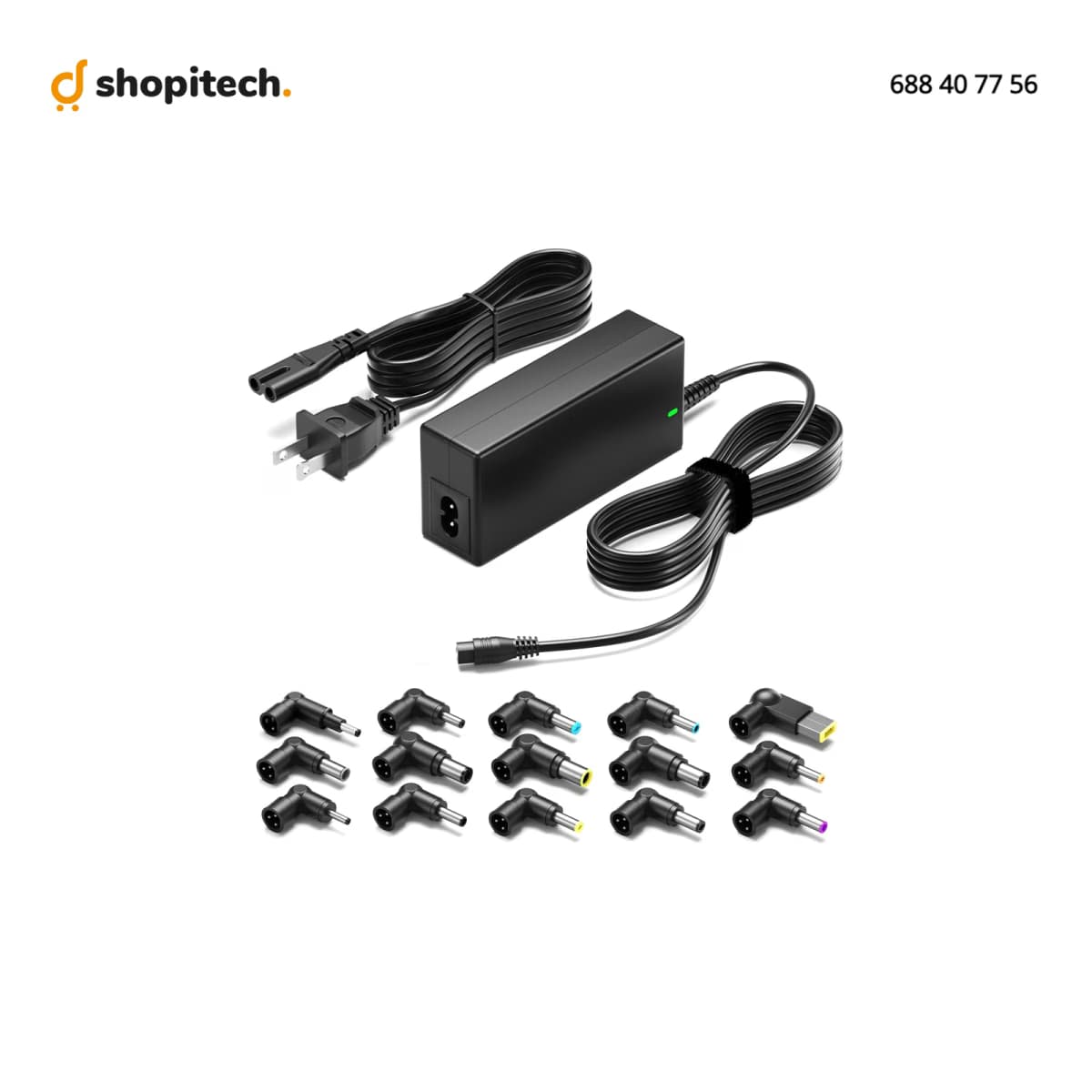 Notebook Power Adapter Multi-Sortie – Chargeur Universel pour Ordinateur Portable