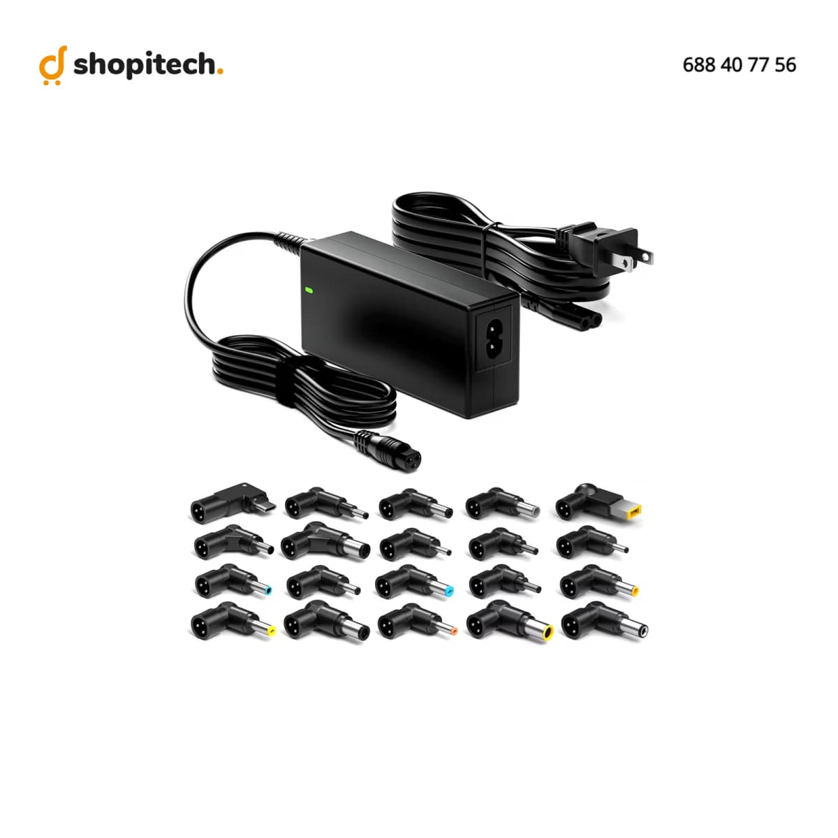 Notebook Power Adapter Multi-Sortie – Chargeur Universel pour Ordinateur Portable