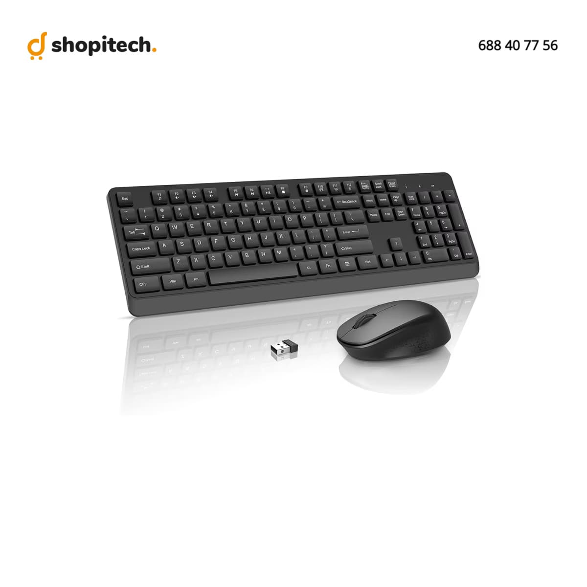 Ensemble Clavier et Souris Sans Fil KM-W02