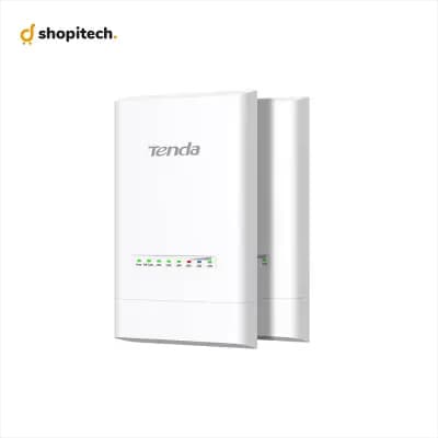 Kit pont WiFi extérieur Tenda OS3 - vue de face antenne 12dBi