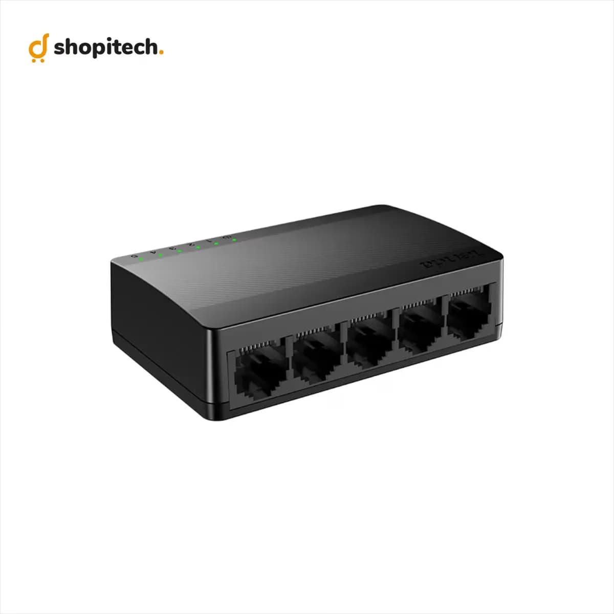 Switch Gigabit Tenda SG105M - ports Ethernet et LED
