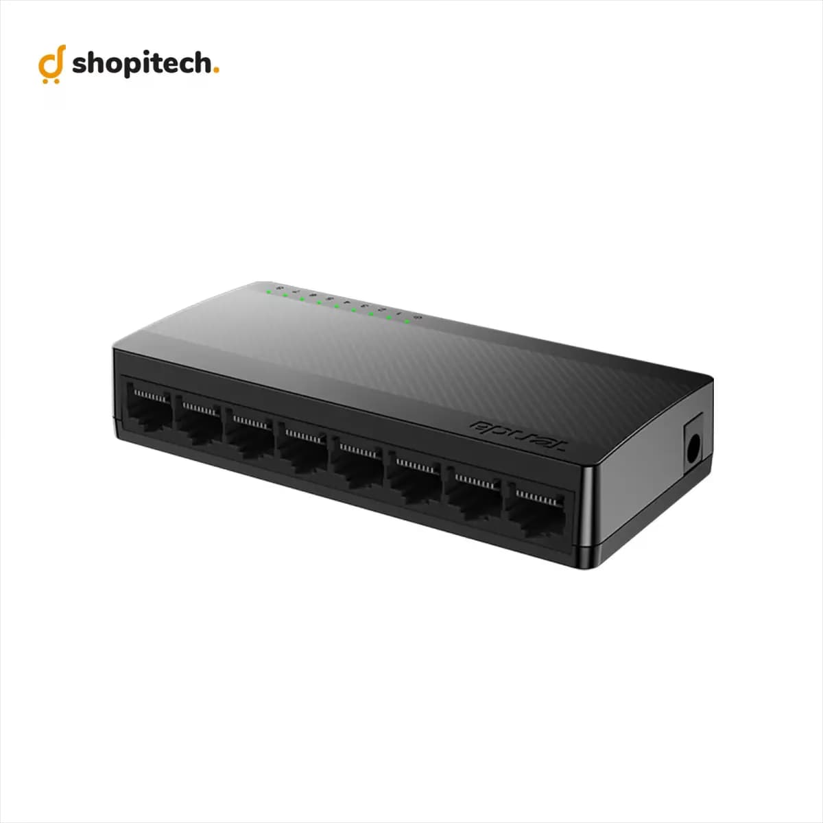 Switch Gigabit Tenda SG108 - ports Ethernet et LED