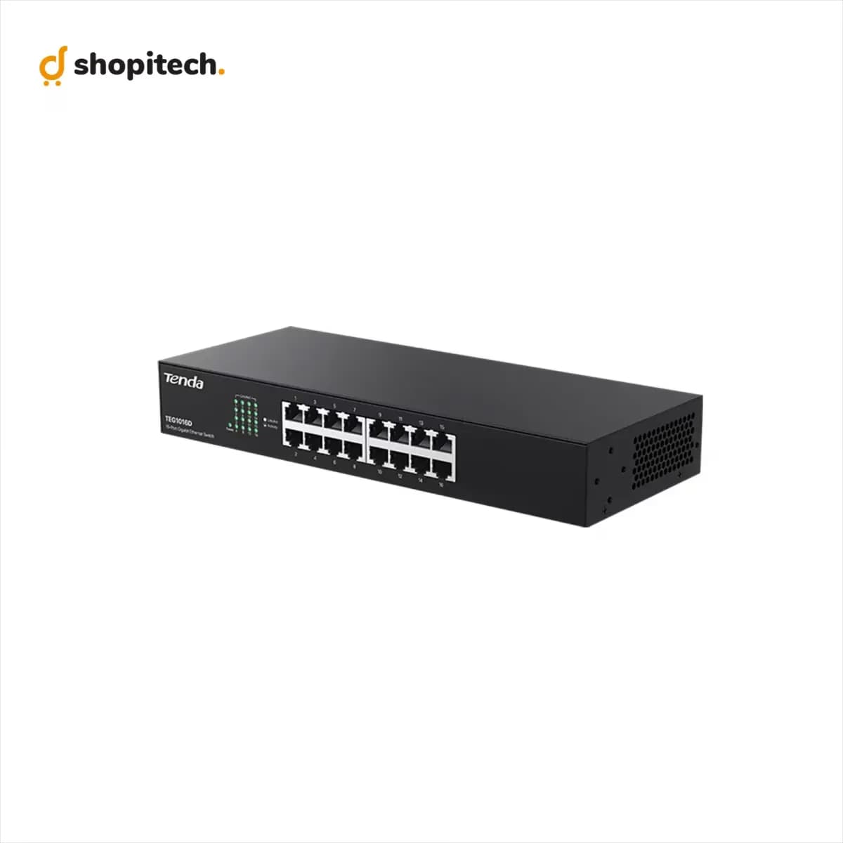 Switch Gigabit Tenda TEG1016D – 16 Ports Non Managé