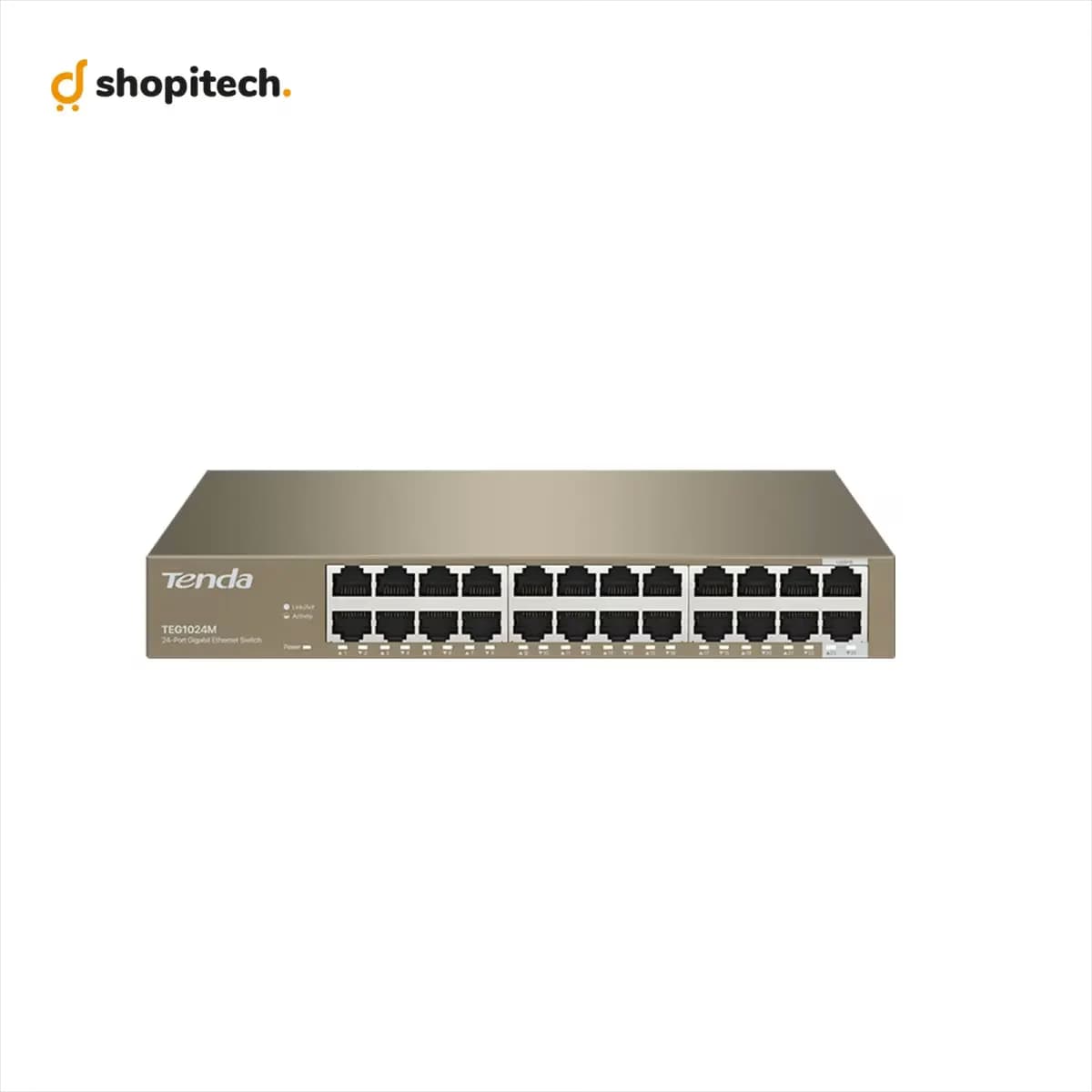 Switch Gigabit Tenda TEG1024M – 24 Ports