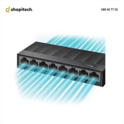 Switch Gigabit TP-Link LS1008G - vue de face 8 ports