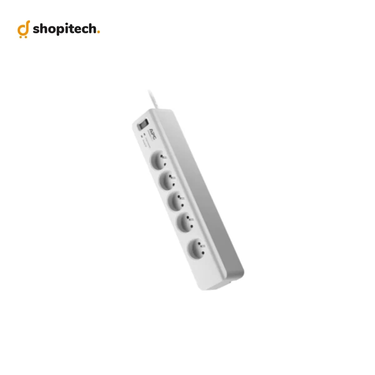 Multiprise parafoudre APC PM5-FR - câble et interrupteur
