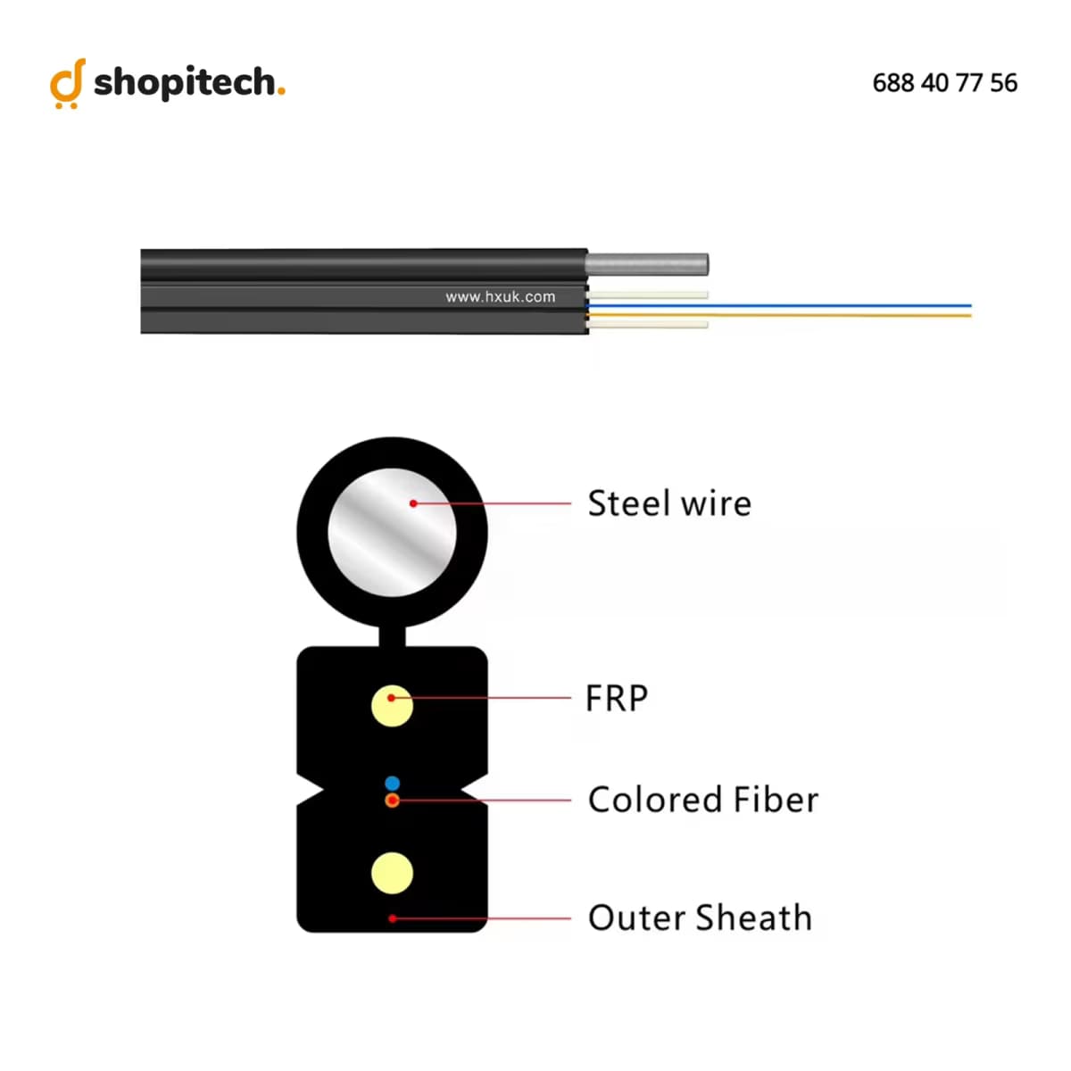 Câble Fibre Optique FTTH