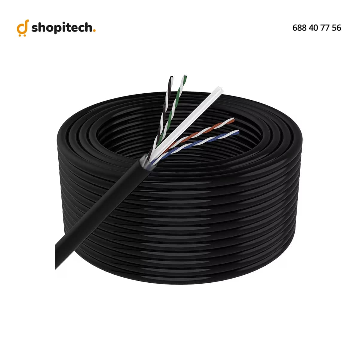 Câble Réseau CAT6 SFTP Extérieur 305M