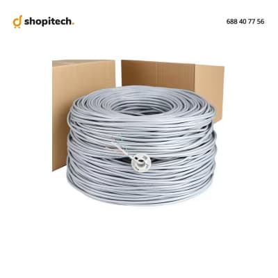 Câble Réseau CAT5 UTP Gris Intérieur 305M