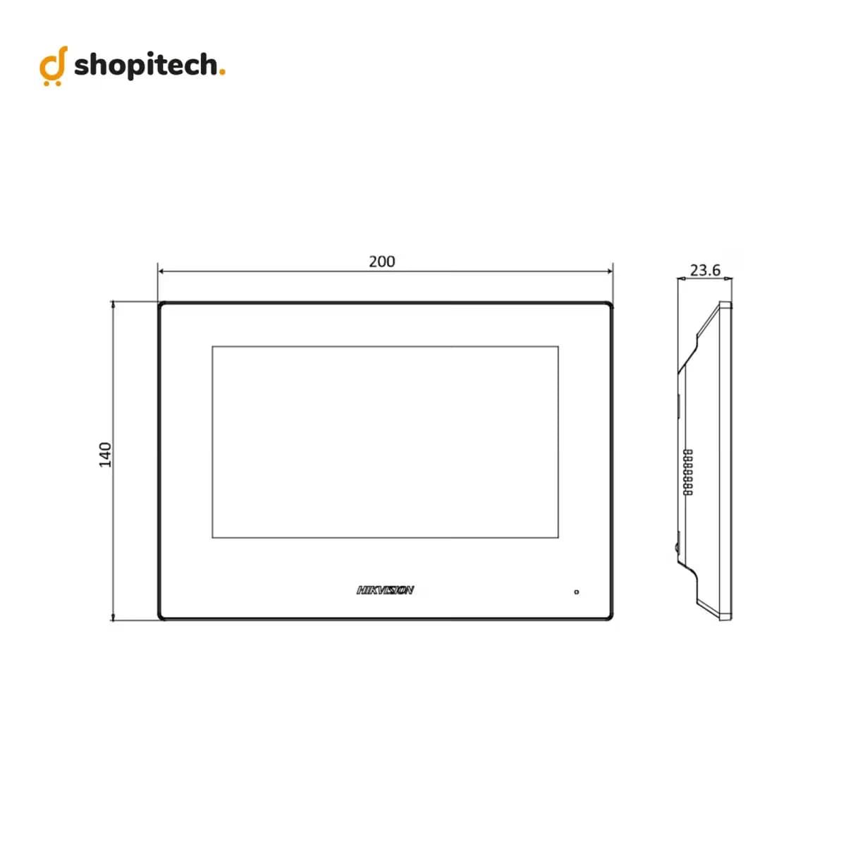 Kit interphone vidéo Hikvision DS-KIS603-P(C) - packaging complet
