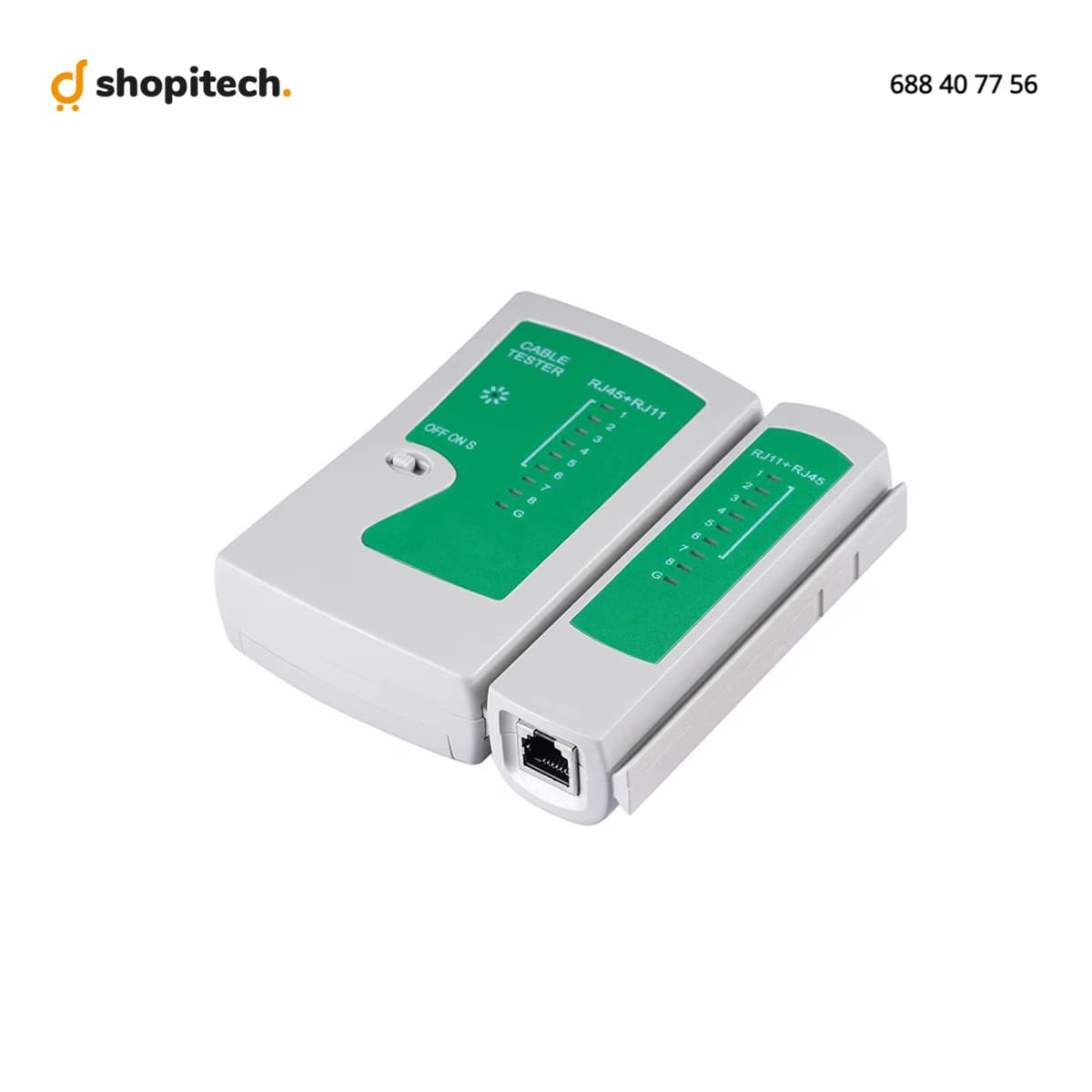 Testeur de Câble Réseau RJ45 (avec étui)