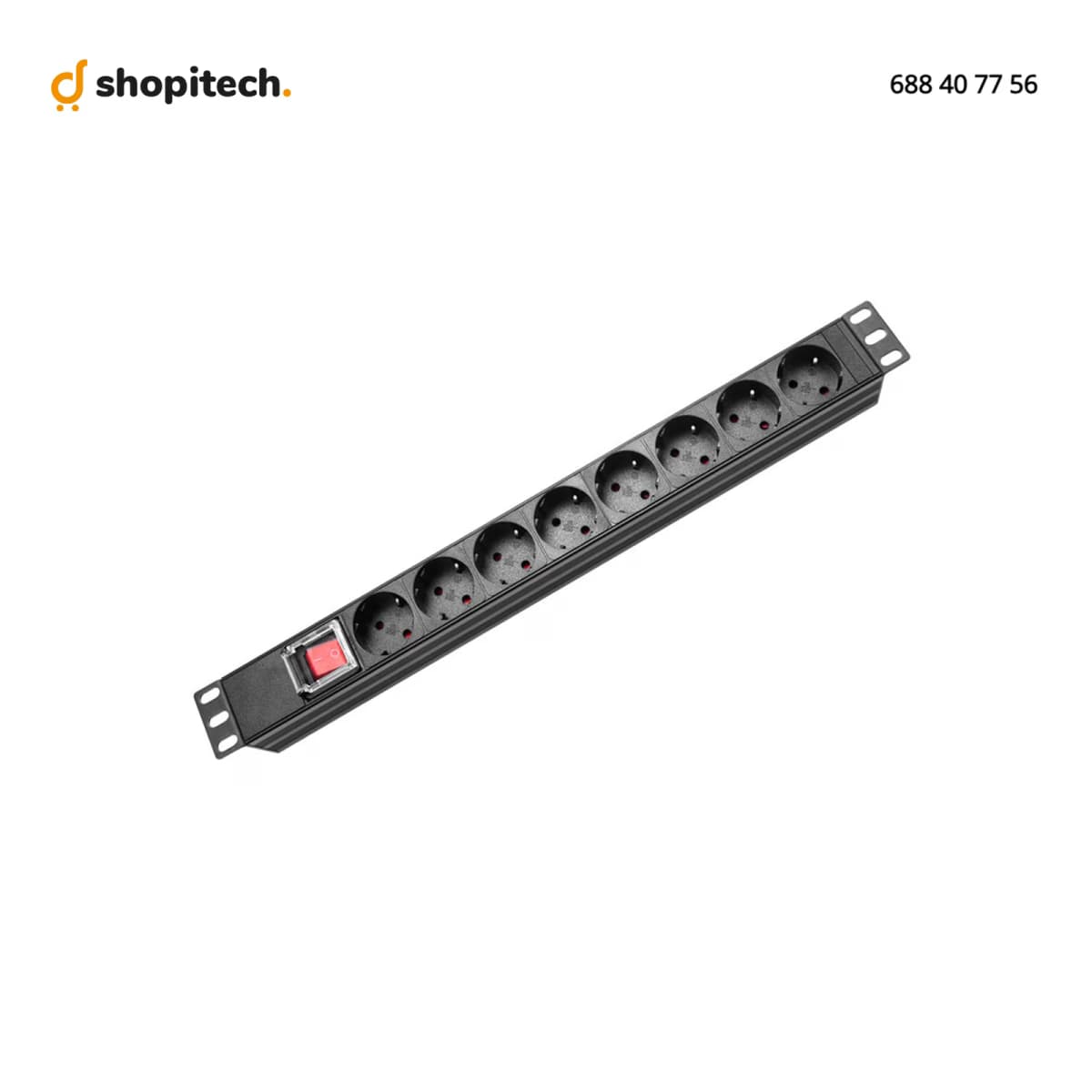 Multiprise PDU 8 Ports avec Parasurtension