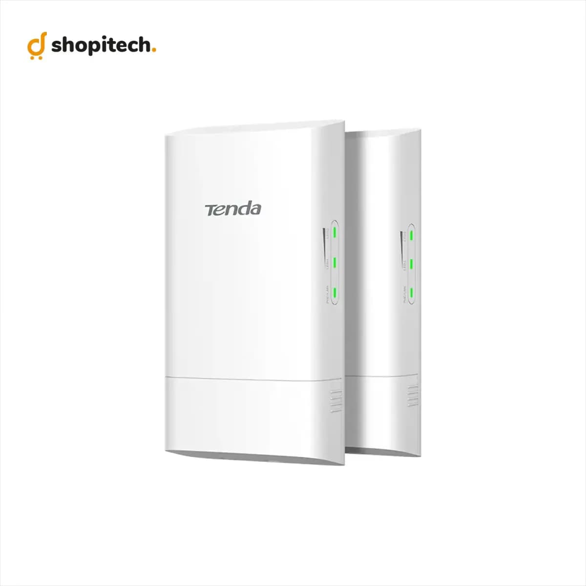 Pont WiFi extérieur Tenda O1-5G - vue de face antenne directionnelle