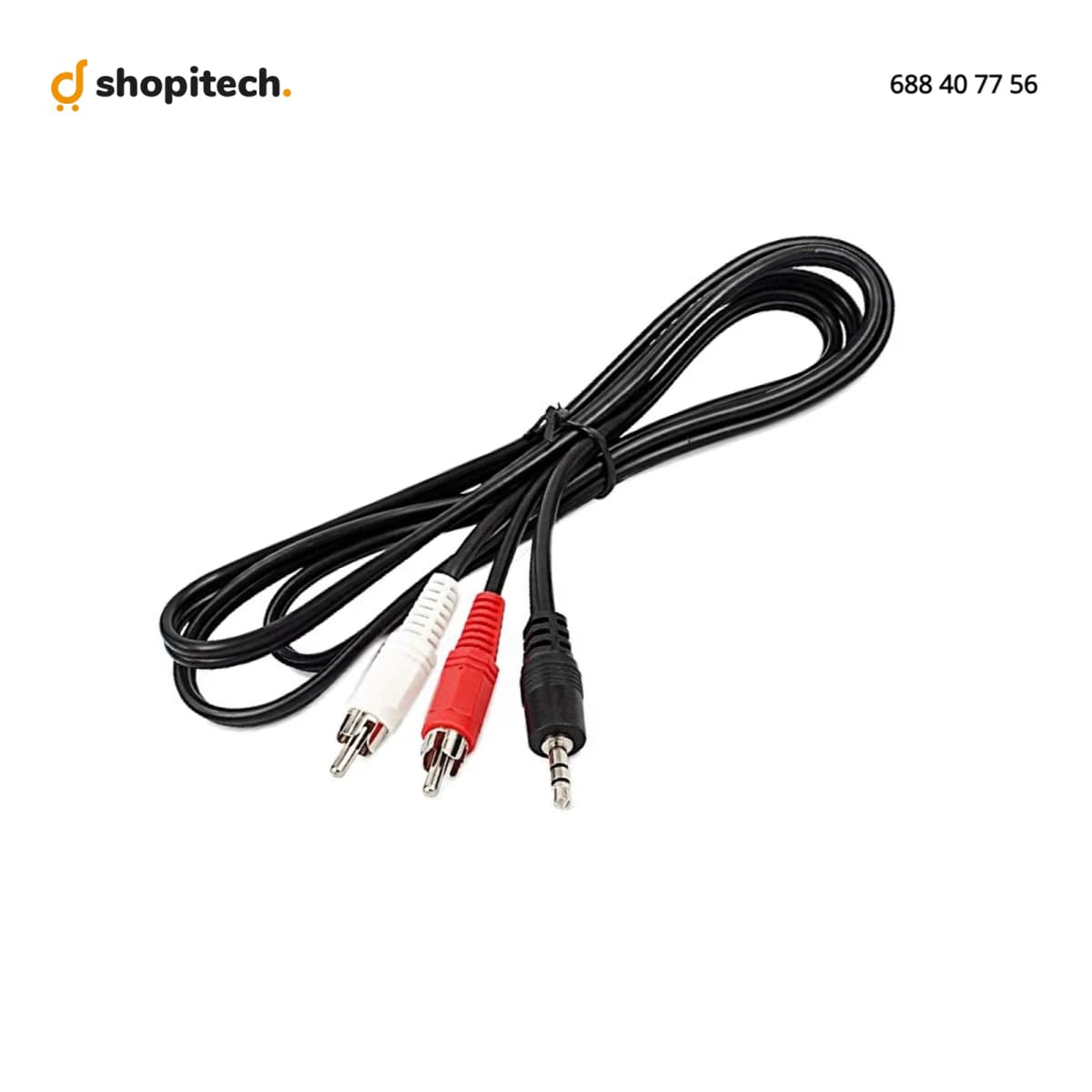 Câble Audio Jack 3.5mm vers 2 RCA