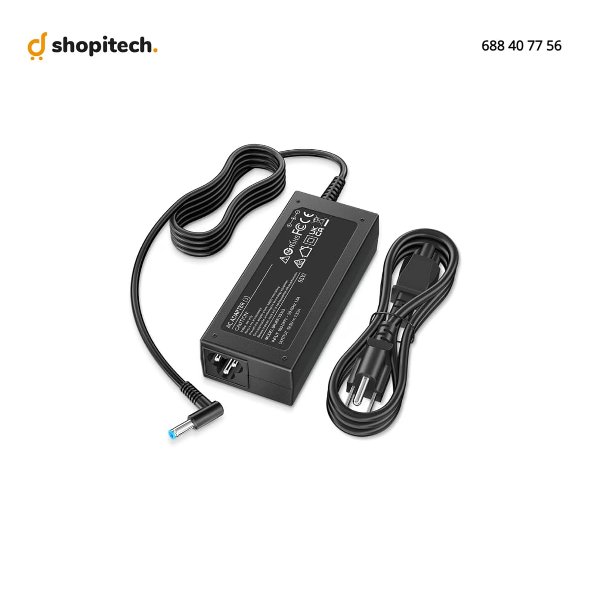 Chargeur Compatible HP 65W 19.5V 3.33A
